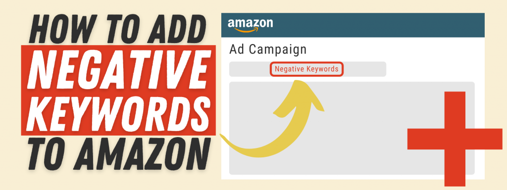 negative keywords example Amazon